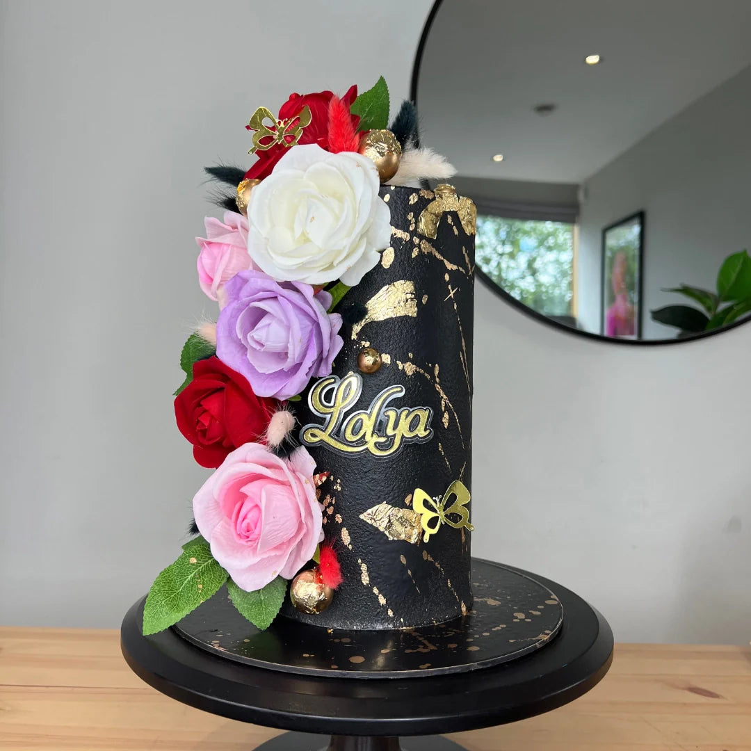 FLORAL  ELEGANCE CAKE