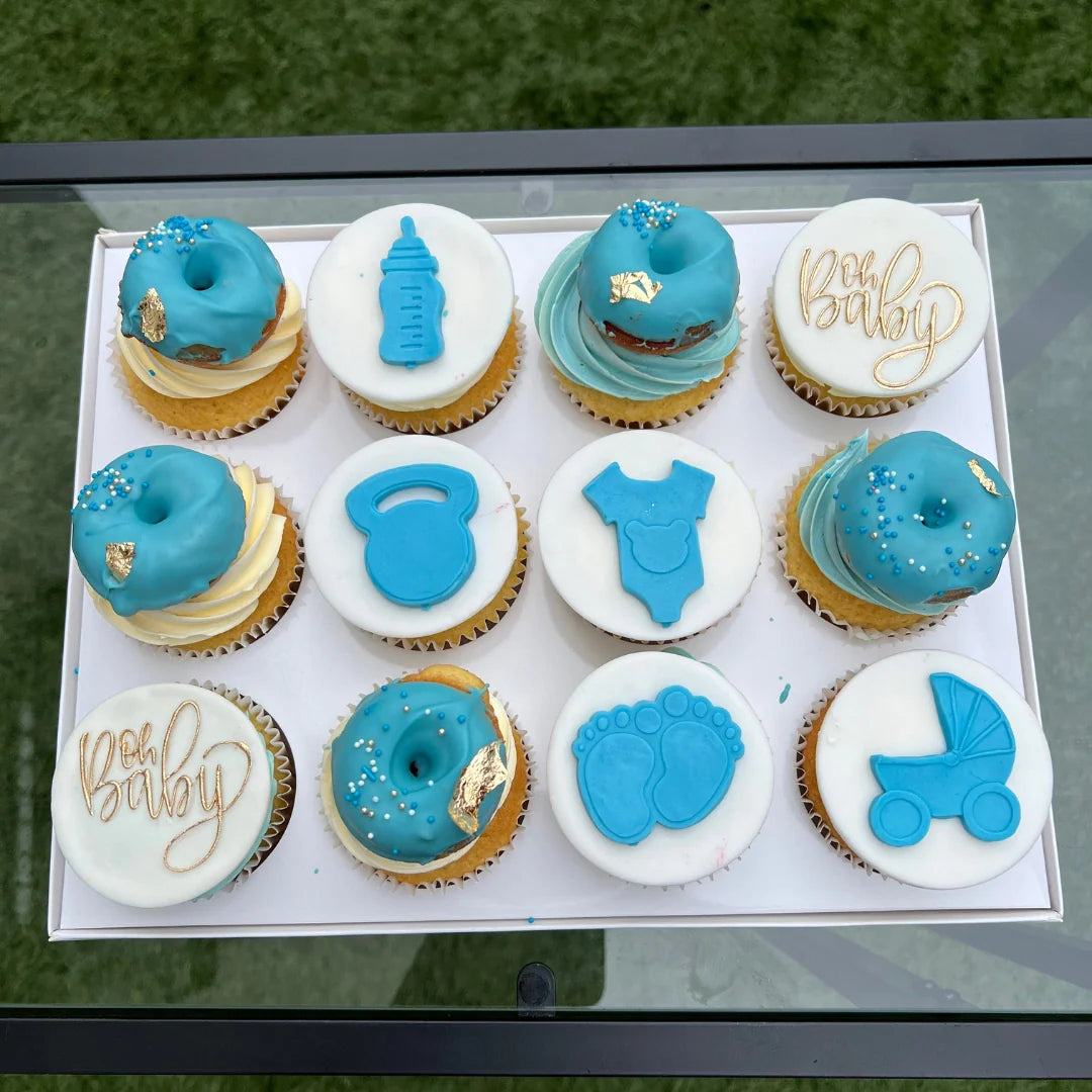 BABY SHOWER THEMED CUPCAKES