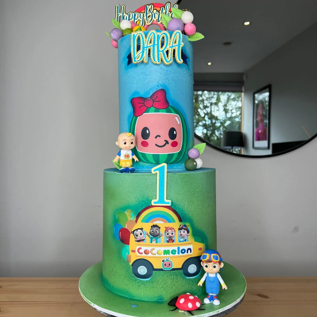 COCOMELON THEMED CAKE