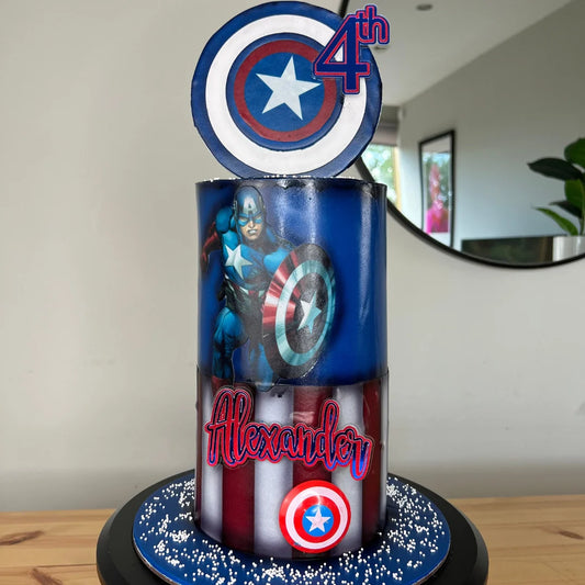 MARVELS SUPERHERO THEMED CAKES