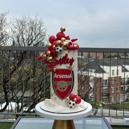 ARSENAL FOOTBALL CLUB THEMED CAKE